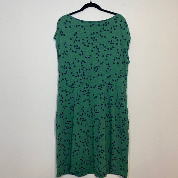 Boden Green Floral pattern dress US 16/18R - Picture 11 of 14